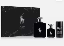 SET RALPH LAUREN POLO BLACK MEN